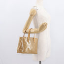 LOUIS VUITTON Monogram Vernis Reade PM Hand Bag Noisette M91334 LV Auth gh1572-24