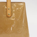 LOUIS VUITTON Monogram Vernis Reade PM Hand Bag Noisette M91334 LV Auth gh1572-3