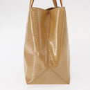 LOUIS VUITTON Monogram Vernis Reade PM Hand Bag Noisette M91334 LV Auth gh1572-4