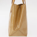 LOUIS VUITTON Monogram Vernis Reade PM Hand Bag Noisette M91334 LV Auth gh1572-5
