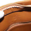 LOUIS VUITTON Monogram Vernis Houston Hand Bag Bronze M91122 LV Auth gh1578-9