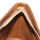 LOUIS VUITTON Monogram Vernis Houston Hand Bag Bronze M91122 LV Auth gh1578-19