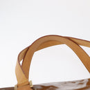 LOUIS VUITTON Monogram Vernis Houston Hand Bag Bronze M91122 LV Auth gh1578-14