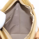 LOUIS VUITTON Monogram Vernis Houston Hand Bag Beige M91004 LV Auth gh1582-20