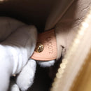 LOUIS VUITTON Monogram Vernis Houston Hand Bag Beige M91004 LV Auth gh1582-12