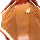 LOUIS VUITTON Monogram Vernis Columbus Tote Bag Bronze M91134 LV Auth gh1583-20