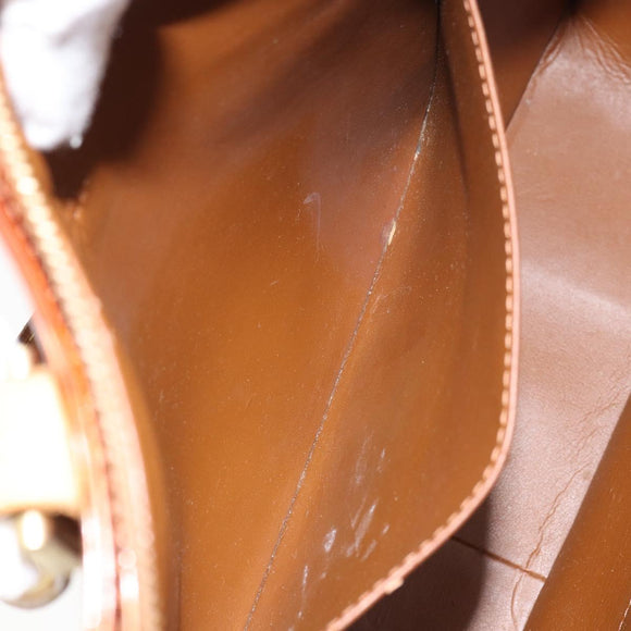 LOUIS VUITTON Monogram Vernis Columbus Tote Bag Bronze M91134 LV Auth gh1583