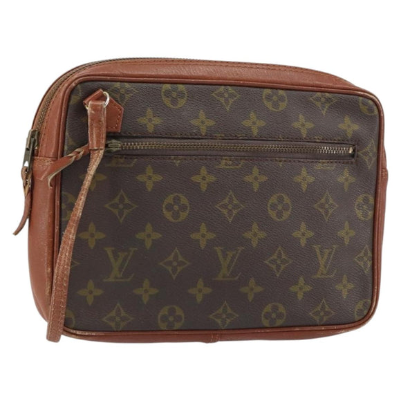 LOUIS VUITTON Monogram Pochette Sports Clutch Bag N0.183 LV Auth gh1595