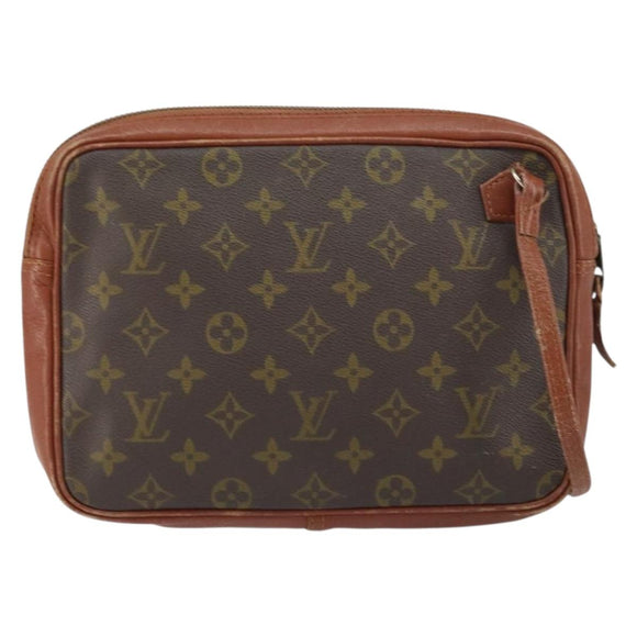 LOUIS VUITTON Monogram Pochette Sports Clutch Bag N0.183 LV Auth gh1595