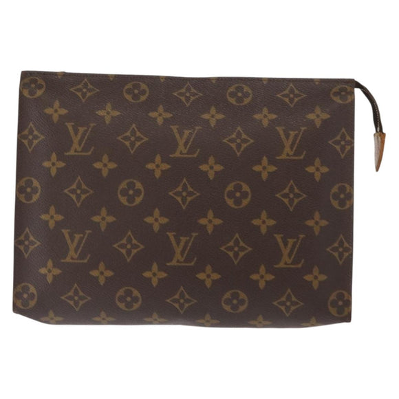 LOUIS VUITTON Monogram Poche Toilette 26 Pouch M47542 LV Auth gh1596