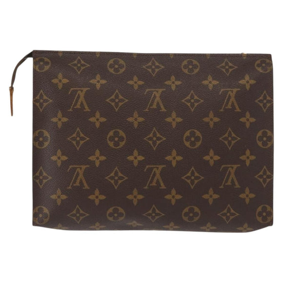 LOUIS VUITTON Monogram Poche Toilette 26 Pouch M47542 LV Auth gh1596