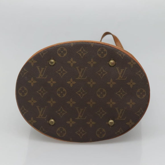 LOUIS VUITTON Monogram Bucket GM Shoulder Bag M42236 LV Auth gh160