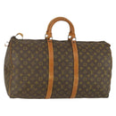 LOUIS VUITTON Monogram Keepall 55 Boston Bag Vintage M41424 LV Auth gh1602-1