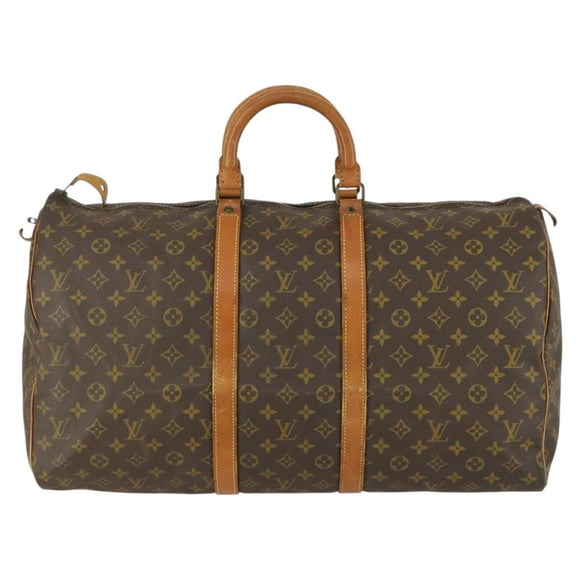 LOUIS VUITTON Monogram Keepall 55 Boston Bag Vintage M41424 LV Auth gh1602