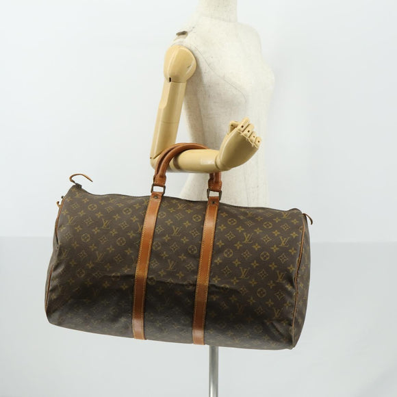LOUIS VUITTON Monogram Keepall 55 Boston Bag Vintage M41424 LV Auth gh1602
