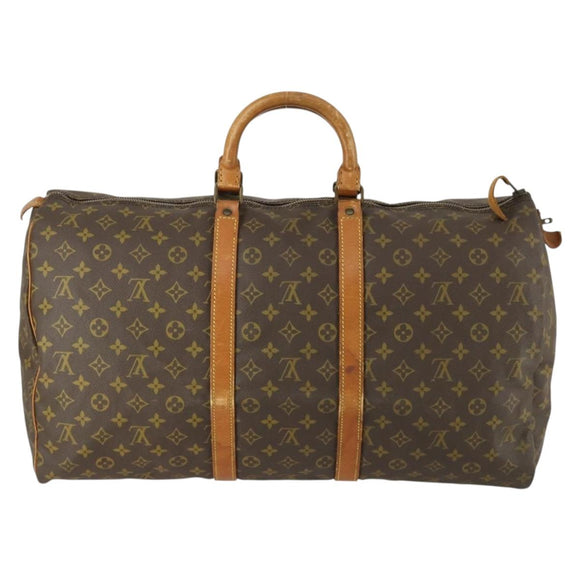 LOUIS VUITTON Monogram Keepall 55 Boston Bag Vintage M41424 LV Auth gh1602