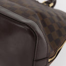LOUIS VUITTON Damier Ebene Alma Handtas N51131 LV Auth gh1609-14