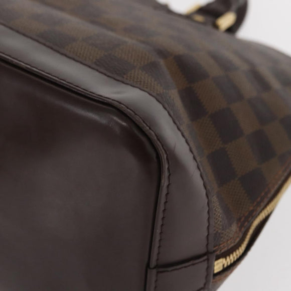 LOUIS VUITTON Damier Ebene Alma Hand Bag N51131 LV Auth gh1609