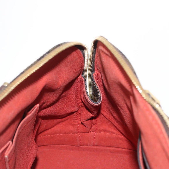 LOUIS VUITTON Damier Ebene Alma Hand Bag N51131 LV Auth gh1609