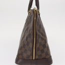 LOUIS VUITTON Damier Ebene Alma Handtas N51131 LV Auth gh1609-3