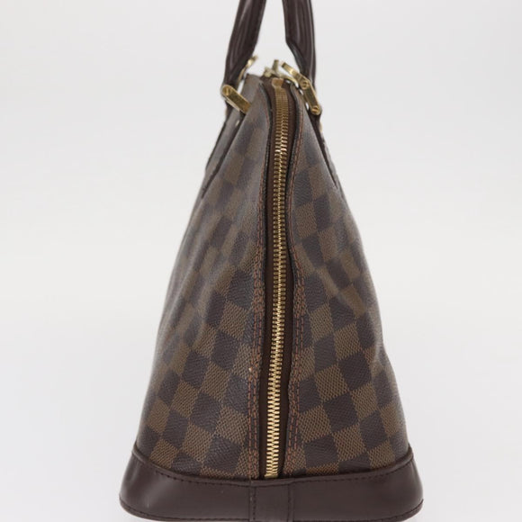 LOUIS VUITTON Damier Ebene Alma Hand Bag N51131 LV Auth gh1609