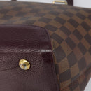 LOUIS VUITTON Damier Ebene Hyde Park Hand Bag N41015 LV Auth gh1610-9