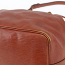 LOUIS VUITTON Epi Petit Noe Shoulder Bag Brown M44103 LV Auth gh1614-15