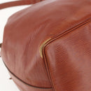 LOUIS VUITTON Epi Petit Noe Shoulder Bag Brown M44103 LV Auth gh1614-17