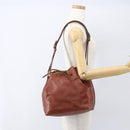 LOUIS VUITTON Epi Petit Noe Shoulder Bag Brown M44103 LV Auth gh1614-23