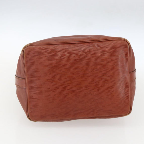 LOUIS VUITTON Epi Petit Noe Shoulder Bag Brown M44103 LV Auth gh1614