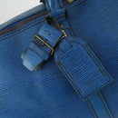 LOUIS VUITTON Epi Keepall 50 Boston Bag Blue M42965 LV Auth gh1615-19