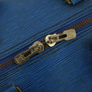 LOUIS VUITTON Epi Keepall 50 Boston Bag Blue M42965 LV Auth gh1615-10