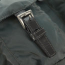 PRADA Backpack Nylon Gray Silver Auth gh1618-19