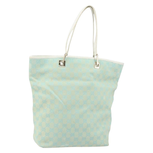 GUCCI GG Canvas Tote Bag Peppermint Gold 002 1098 3444 Auth gh1620