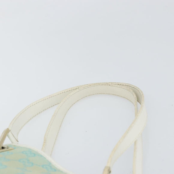 GUCCI GG Canvas Tote Bag Peppermint Gold 002 1098 3444 Auth gh1620