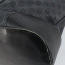 GUCCI GG Supreme Sherry Line Tote Bag PVC Red Black 495560 Auth gh1621-13