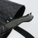 GUCCI GG Supreme Sherry Line Tote Bag PVC Red Black 495560 Auth gh1621-9