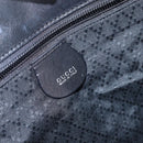 GUCCI Tote Bag Nylon Black Silver 002 2123 0455 Auth gh1622-18
