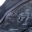 GUCCI Tote Bag Nylon Black Silver 002 2123 0455 Auth gh1622-19