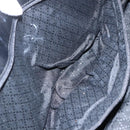 GUCCI Tote Bag Nylon Black Silver 002 2123 0455 Auth gh1622-22