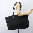 GUCCI Tote Bag Nylon Black Silver 002 2123 0455 Auth gh1622-23