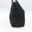 GUCCI Tote Bag Nylon Black Silver 002 2123 0455 Auth gh1622-4