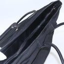 GUCCI Tote Bag Nylon Black Silver 002 2123 0455 Auth gh1622-7
