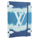 LOUIS VUITTON Monogram Escal Kaye Clemence Note Cover Blue DF0210 Auth gh1624M-1