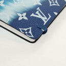 LOUIS VUITTON Monogram Escal Kaye Clemence Note Cover Blue DF0210 Auth gh1624M-16