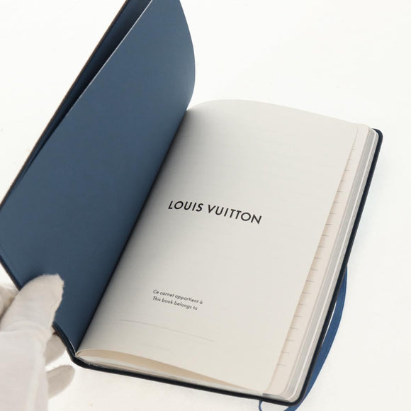 LOUIS VUITTON Monogram Escal Kaye Clemence Note Cover Blue DF0210 Auth gh1624M