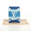 LOUIS VUITTON Monogram Escal Kaye Clemence Note Cover Blue DF0210 Auth gh1624M-12