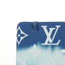LOUIS VUITTON Monogram Escal Kaye Clemence Note Cover Blue DF0210 Auth gh1624M-4