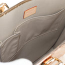 LOUIS VUITTON Monogram Miroir Sac Plat Hand Bag Gold Dore M40268 LV Auth gh1625SAV-24