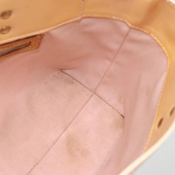 LOUIS VUITTON Monogram Vernis Reade PM Bag Marshmallow Pink M91306 Auth gh1626